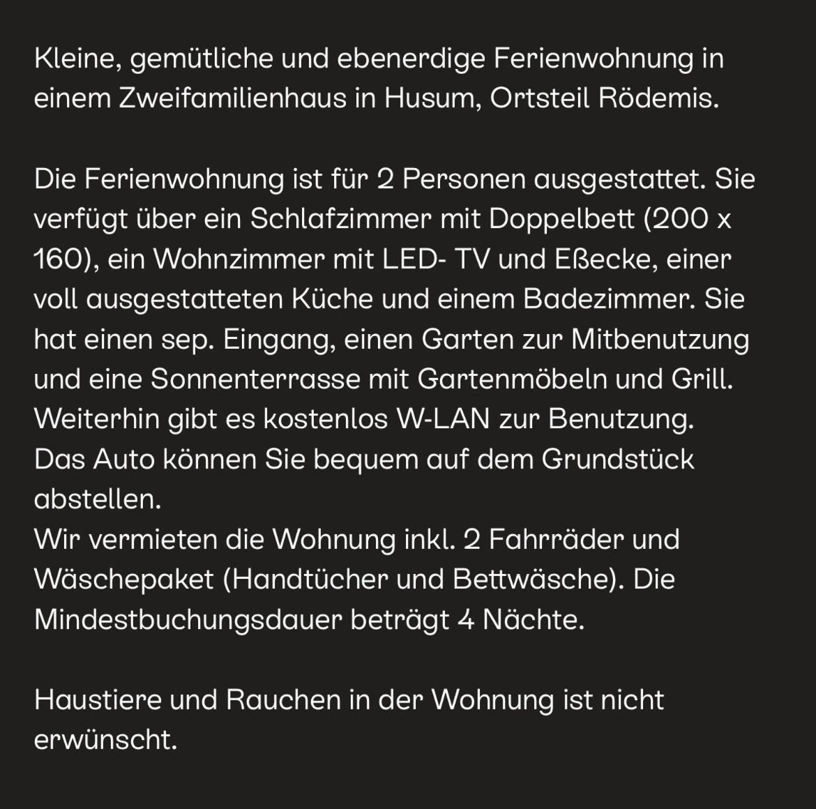 Ferienwohnung „Ole Karkenwech“ Husum-Roedemis Husum  Ngoại thất bức ảnh